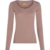 Icebreaker - W Merino 150 Siren LS Sweetheart Summit - Thermokleding - Bruin