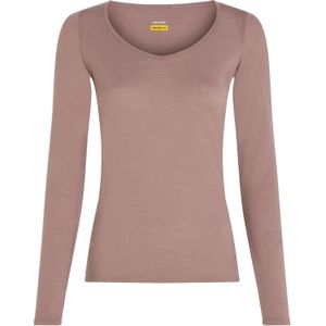 Icebreaker - W Merino 150 Siren LS Sweetheart Summit - Thermokleding - Bruin