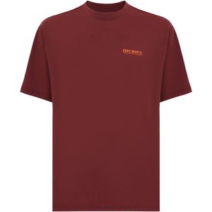 Dickies Burns T-Shirt - Rood- Heren, Rood