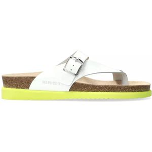 Mephisto - Gezondheidsslippers - Wit - Leer