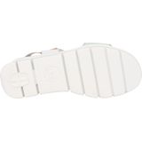 Mephisto - Rosane - Sandaal - Oranje - Nubuckleer/Wit Leer - Verstelbare Klittenbandsluitingen