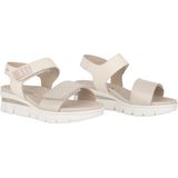 Mephisto - Rosane - Sandaal - Oranje - Nubuckleer/Wit Leer - Verstelbare Klittenbandsluitingen