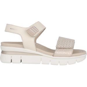 Mephisto - Rosane - Sandaal - Oranje - Nubuckleer/Wit Leer - Verstelbare Klittenbandsluitingen