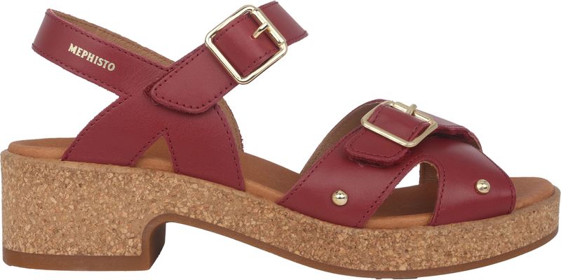 Mephisto - Fedora - Dames Sandaal - Zwart - Leer