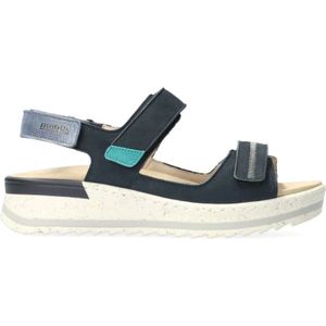 Mephisto - Mobils Elora - Dames Sandaal - Blauw - Nubuckleer