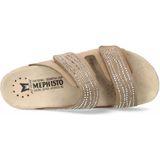 Mephisto - Halma Spark - Dames Sandaal - Taupe - Verstelbare Klittenbandsluiting