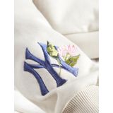 New Era Mlb Grphc Crop New York Yankees Hoodie Grijs L Vrouw