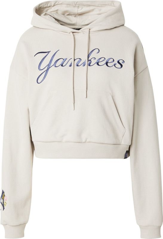 New Era Mlb Grphc Crop New York Yankees Hoodie Grijs L Vrouw