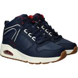 Skechers - Uno - Veterboots - Blauw - Synthetisch