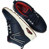 Skechers - Uno - Veterboots - Blauw - Synthetisch