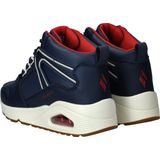 Skechers - Uno - Veterboots - Blauw - Synthetisch
