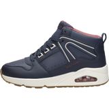 Skechers - Uno - Veterboots - Blauw - Synthetisch