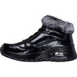 Skechers - Uno Rugged - Veterboots - Zwart - Dames - Leer