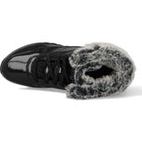 Skechers - Uno Rugged - Veterboots - Zwart - Dames - Leer