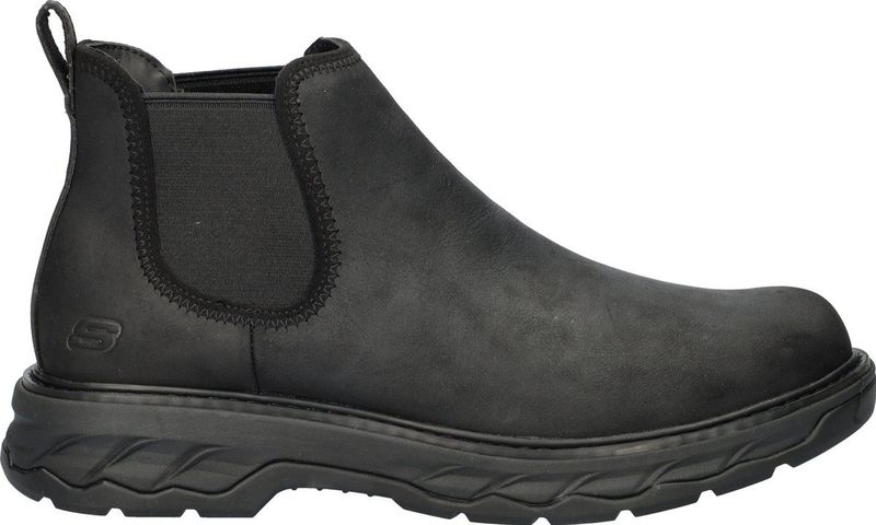 Skechers Lockett Heath heren chelseaboot - Zwart