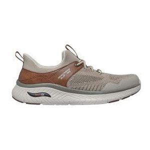 Skechers- Arch Fit Crosser- Sneakers- Grijs- Knit/Synthetisch