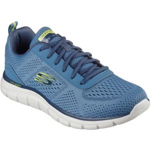 Skechers Slip-On Sneaker »TRACK-LESHUR«, Freizeitschuh, Trainingsschuh, Schlupfschuh im Materialmix