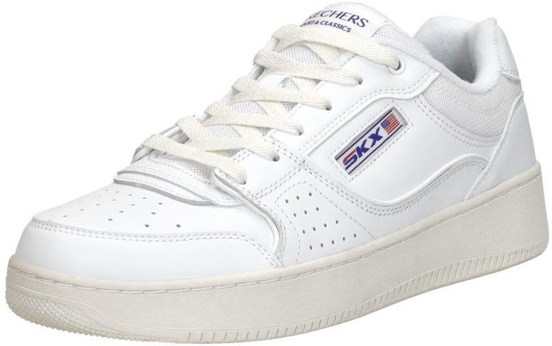 Skechers - Sport Court 2.0 - Sneakers - Wit - Leer - Synthetisch - Rubber