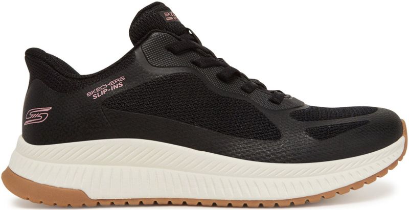 SKECHERS - Bobs Squad 4 - Instappers - Zwart - Synthetisch materiaal
