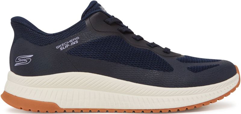 Skechers - Bobs Sport - Damessneakers - Donkerblauw - Synthetisch en Mesh