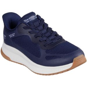 Skechers Slip-On Sneaker "BOBS SQUAD 4", Slipper, Freizeitschuh, Halbschuh mit Memory Foam