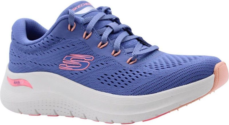 SKECHERS - Arch Fit 2.0 - Sneakers - Blauw - Polyester/Polyurethaan