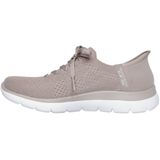 Skechers - SLIP-INS - SUMMITS NEW DAILY - Sneakers - Bruin - Textiel