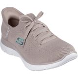Skechers - SLIP-INS - SUMMITS NEW DAILY - Sneakers - Bruin - Textiel
