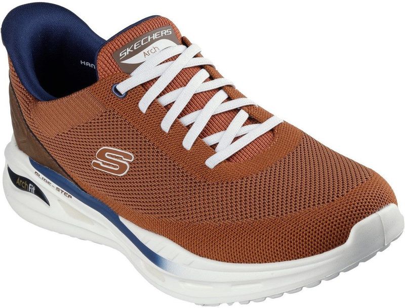 Skechers ARCH FIT ORVAN-KINCADE Slip-On Sneaker, Trainingsschuh, Schnürschuh, Schlupfschuh mit Memory Foam