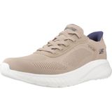Skechers Slip-On Sneaker »BOBS SQUAD CHAOS-SOLID STEP«, Schlupfschuh, Slipper, Sneaker zum Schlupfen