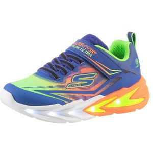 Skechers - S Lighs Flex-Glow Ultra - Sneakers - Blauw multi - Mesh-Textiel met Synthetische Overlays