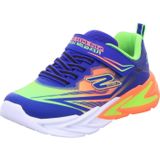 Skechers - S Lighs Flex-Glow Ultra - Jongens Sneaker - Blauw Multi - Mesh-Textiel