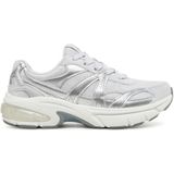 Retro - Sneakers - Grijs/Zilverkleur - Glanzend - Memory Foam