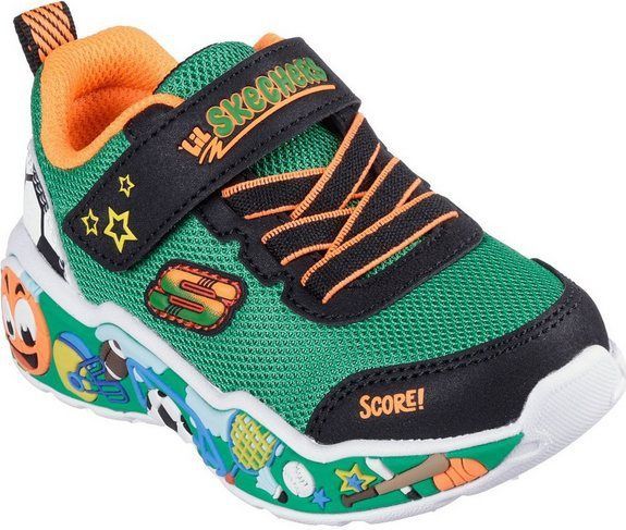 Sneaker - Groen/Multicolour - Klittenbandsluiting - Laag