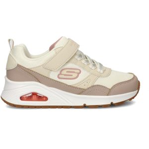 Skechers Uno Mesh Pop meisjes sneaker - Natural - Maat 32