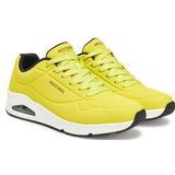 Skechers - Uno - Sneakers - Geel - Air-Cooled Memory Foam, Dempende Tussenzool