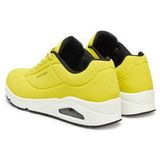 Skechers - Uno - Sneakers - Geel - Air-Cooled Memory Foam, Dempende Tussenzool
