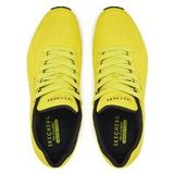 Skechers - Uno - Sneakers - Geel - Air-Cooled Memory Foam, Dempende Tussenzool