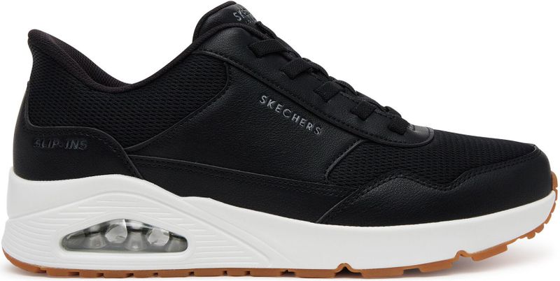 Skechers - Uno Banksia - Sneakers - Zwart - Rubberen Buitenzoal