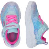 Skechers - ETERNAL HEART LIGHTS - Babyschoentjes - Lichtblauw/Multicolour - Klittenbandsluiting - Glitters
