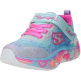 Skechers - ETERNAL HEART LIGHTS - Babyschoentjes - Lichtblauw/Multicolour - Klittenbandsluiting - Glitters