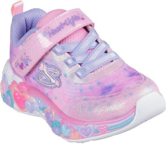 SKECHERS - ETERNAL HEART LIGHTS - Sneakers - Roze - Materiaal: Textiel