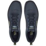 Skechers - TRACK-GLENDOR - Sneakers - Navy/limoen - Textiel