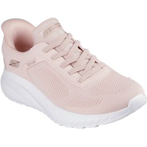 Skechers Slip-On Sneaker "BOBS SQUAD CHAOS-CURRENT MUSE", Slipper, Freizeitschuh in veganer Verarbeitung