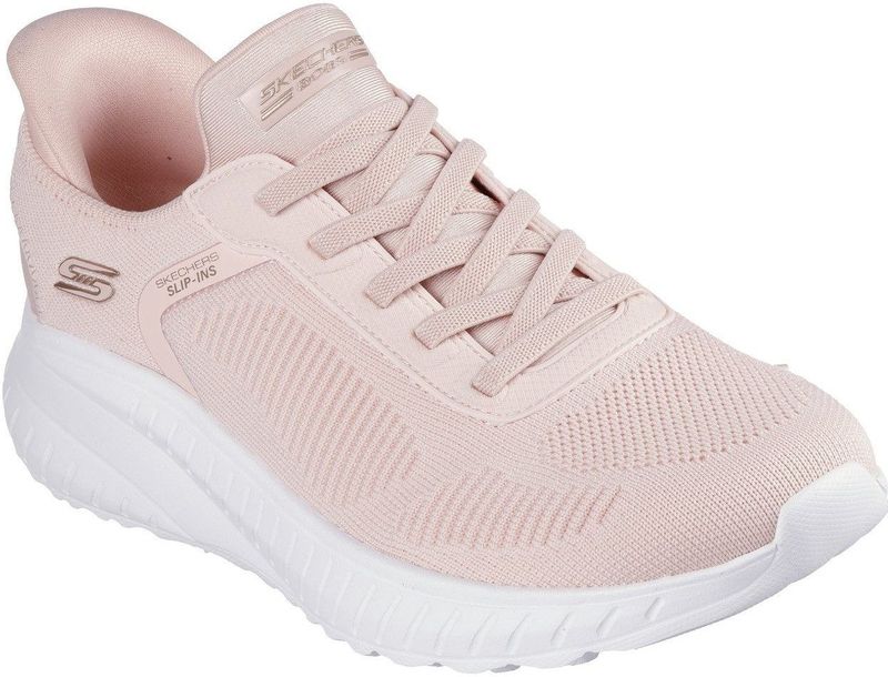 Skechers - BOBS Sport Squad Chaos - Sneakers - Roze - Stof