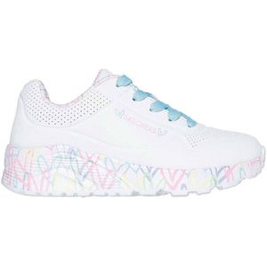 Skechers Sneakers voor meisjes, sportschoenen, wit, 30 EU