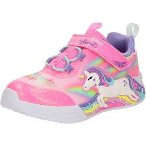 Skechers Sneaker "UNICORN CHASER", Glitzer,-Blinkschuh zum Schlupfen, Größenschablone zum Download