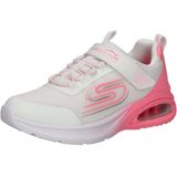 S-logo - Slip-on Sneakers - Wit/Roze - Klittenbandsluiting - Laag