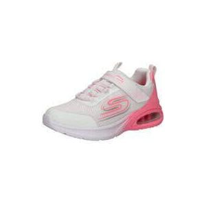 S-logo - Slip-on Sneakers - Wit/Roze - Klittenbandsluiting - Laag