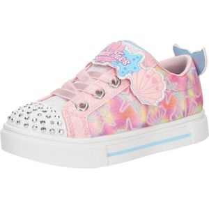 Skechers - Twinkle Toes - Shuffle Lite - Butterfly Swirl - Glanzend Bovenwerk